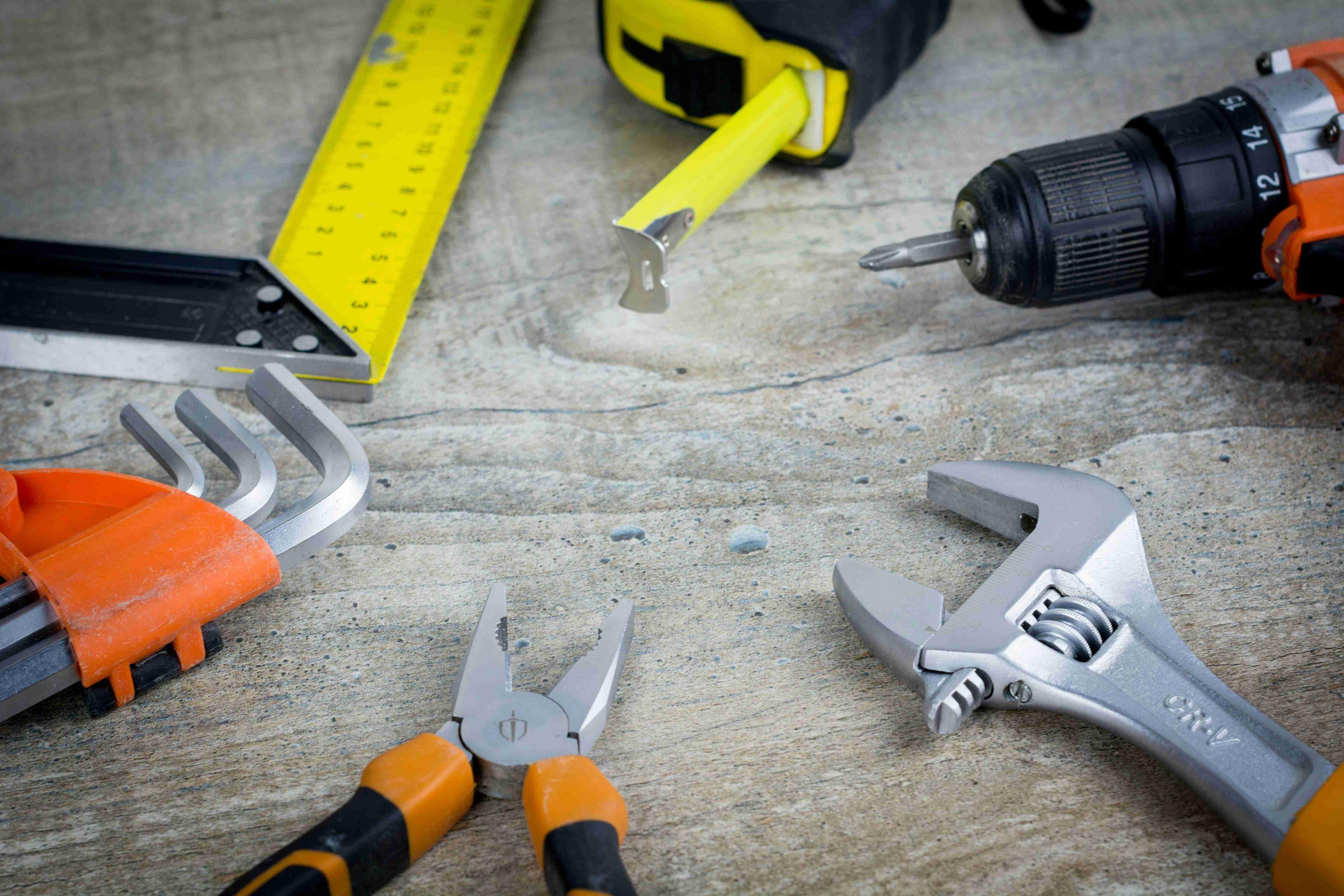 A tradesperson documenting completed work on site